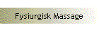 Fysiurgisk Massage